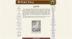 Desktop Screenshot of orlickehory.net