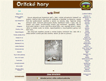 Tablet Screenshot of orlickehory.net